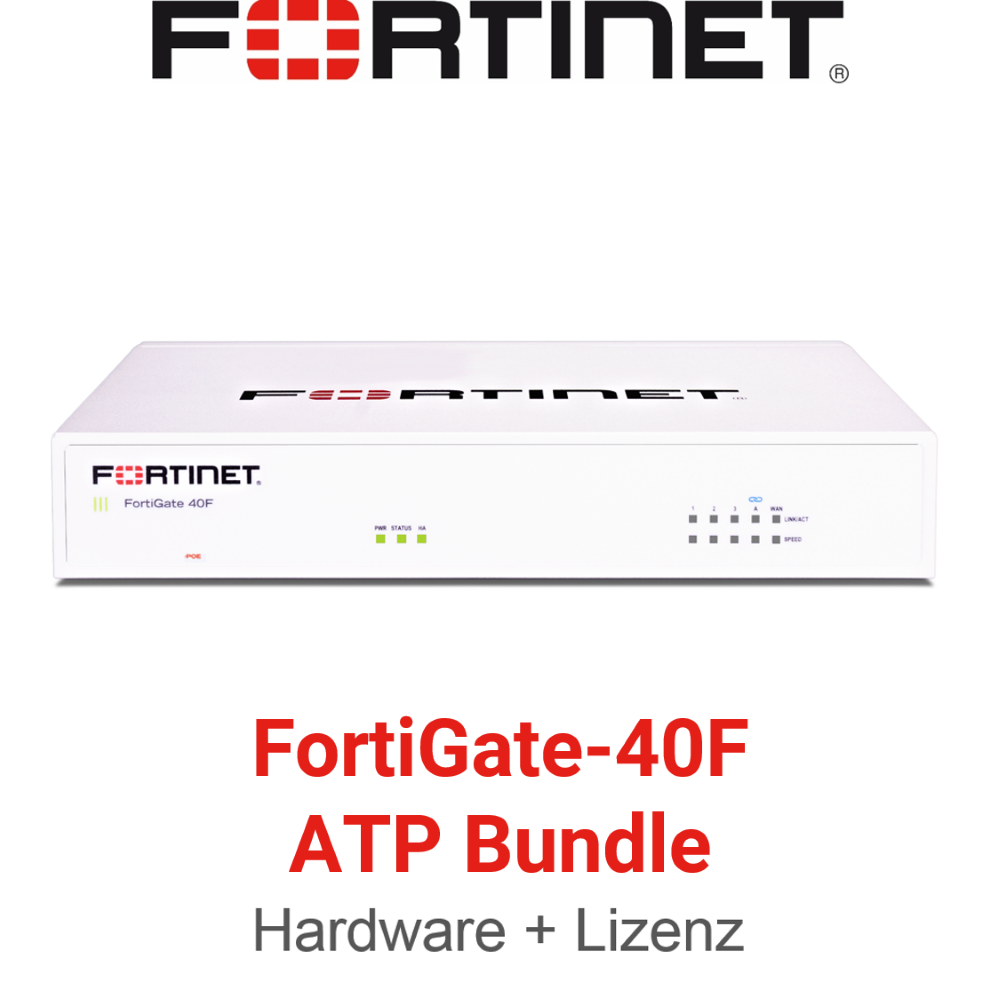 Fortinet FortiGate-40F - ATP Bundle (Hardware + License) (FG Fortinet FortiGate-40F - ATP Bundle (Hardware + License) (FG
